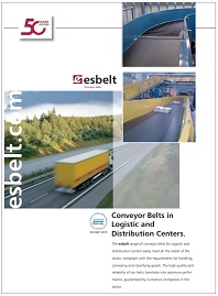 Каталог Конвейерные ленты для логистических и распределительных центров Esbelt 